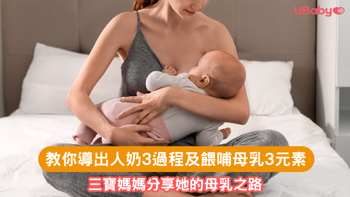 教你導出人奶3過程及餵哺母乳3元素