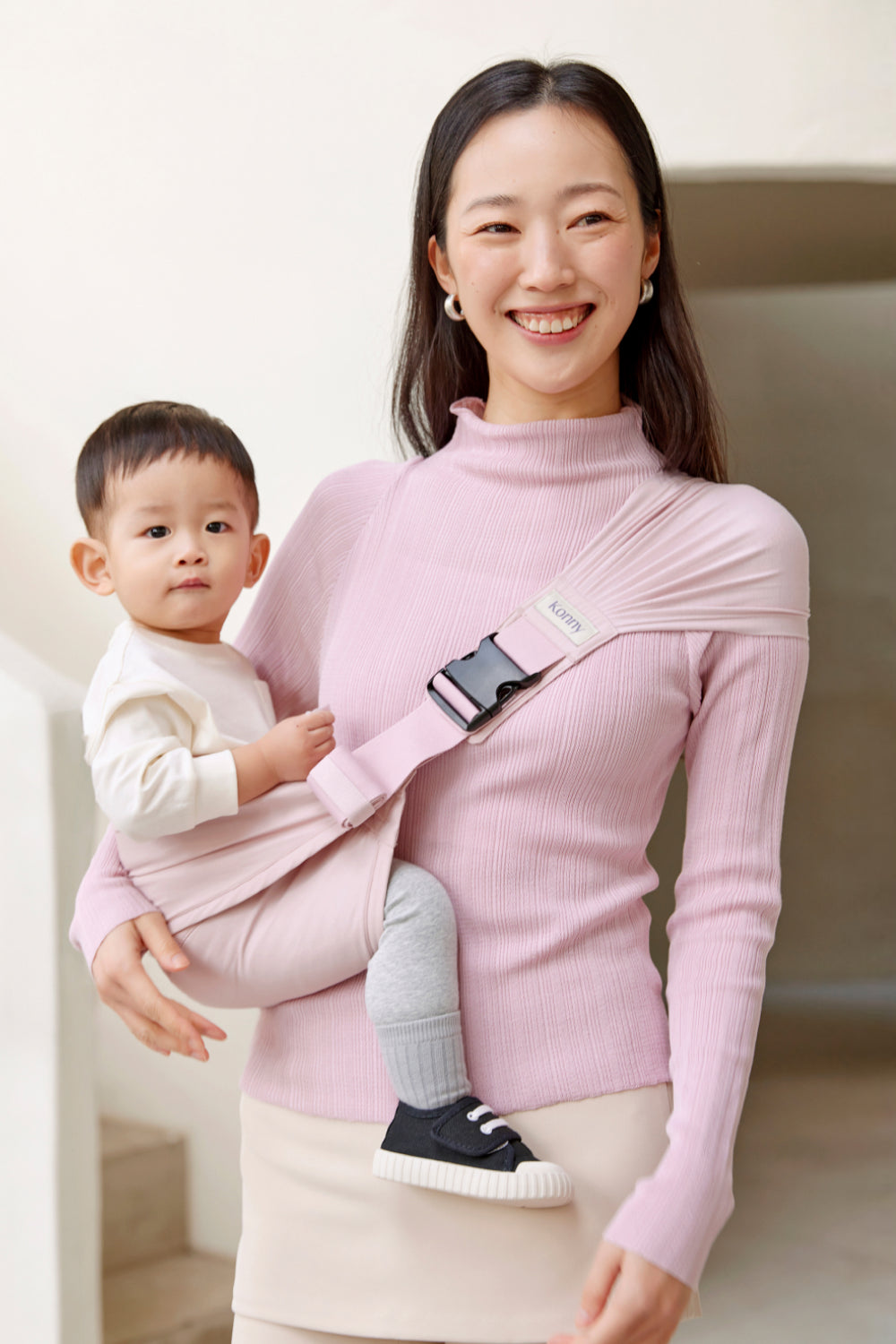 Konny | 雙重支撐單肩腰凳嬰兒背帶