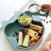 Tidy Tot |  矽膠吸盤餐盤連零食盒連蓋
