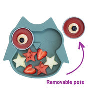 Tidy Tot |  矽膠吸盤餐盤連零食盒連蓋