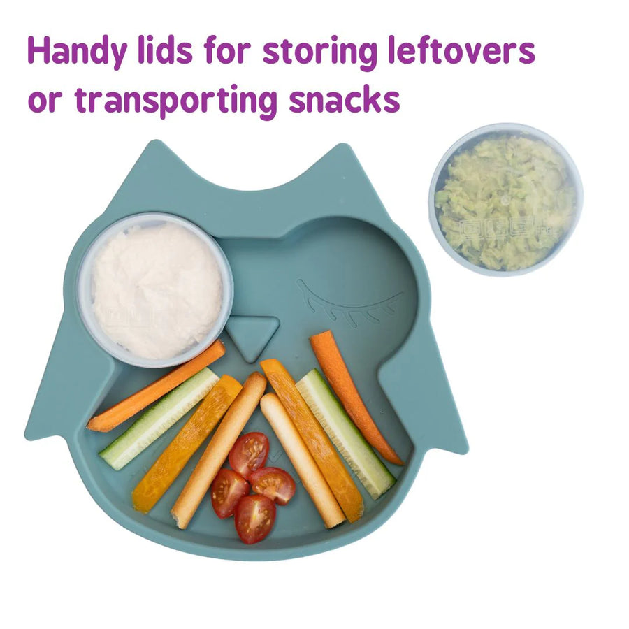 Tidy Tot | 吸盤款 BLW 防髒圍兜 + 餐盤組合禮盒套裝