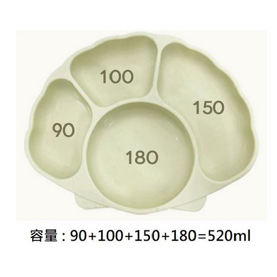 TGM | 矽膠貝殼吸盤餐盤