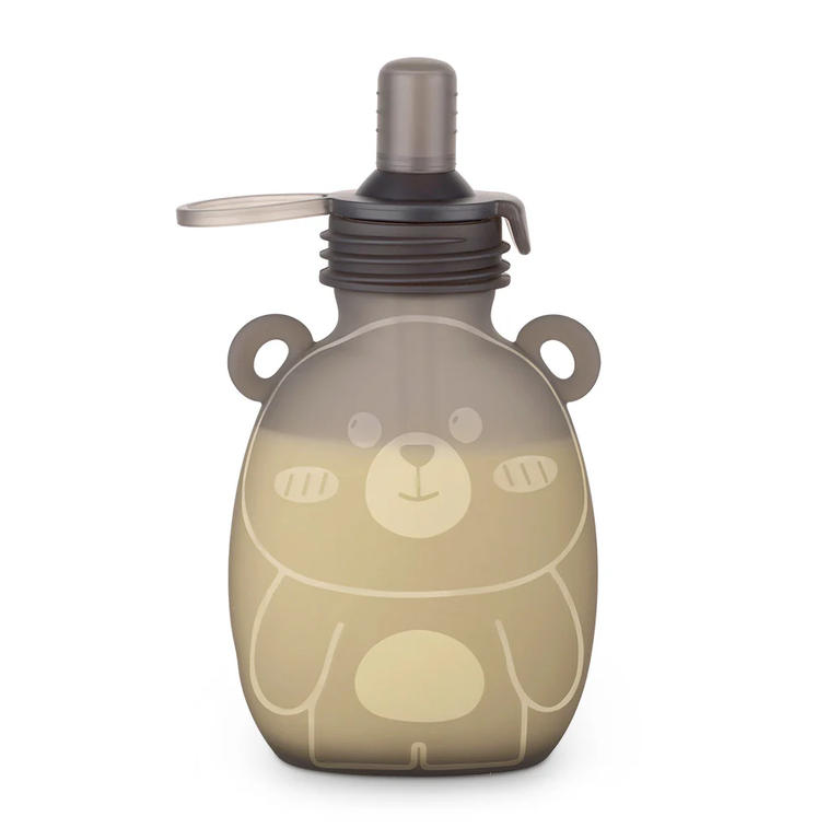 Haakaa | 多功能矽膠可愛小熊飲水袋 170ml - 嬰兒用品/傢俱 - UBaby