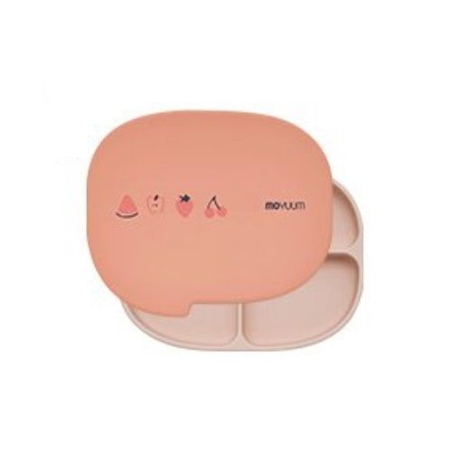 Moyuum - 白金矽膠吸盤5格餐盒