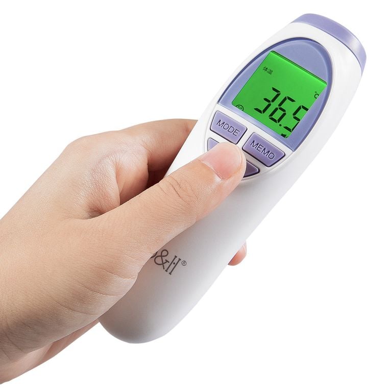 b&h | 非接觸紅外線體溫溫度計(1年保養)