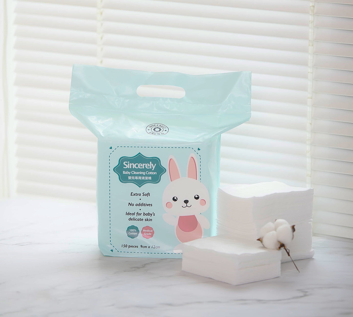 Sincerely | Baby Cleaning Cotton 嬰兒專用清潔棉 - 嬰兒用品/傢俱 - UBaby