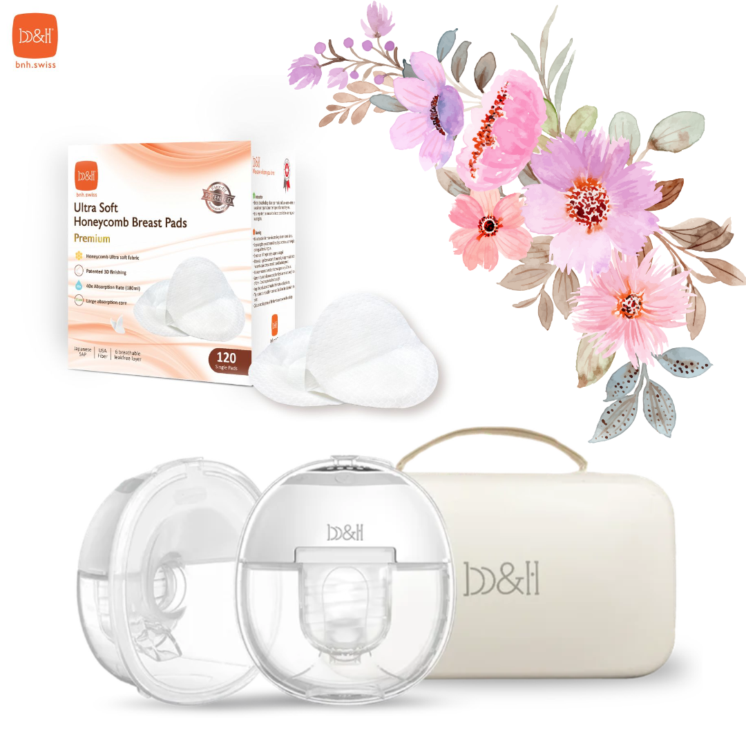 b&h | Athena 醫院級穿戴式免提電動奶泵 (兩件裝加送禮品) 『2年代理保養』