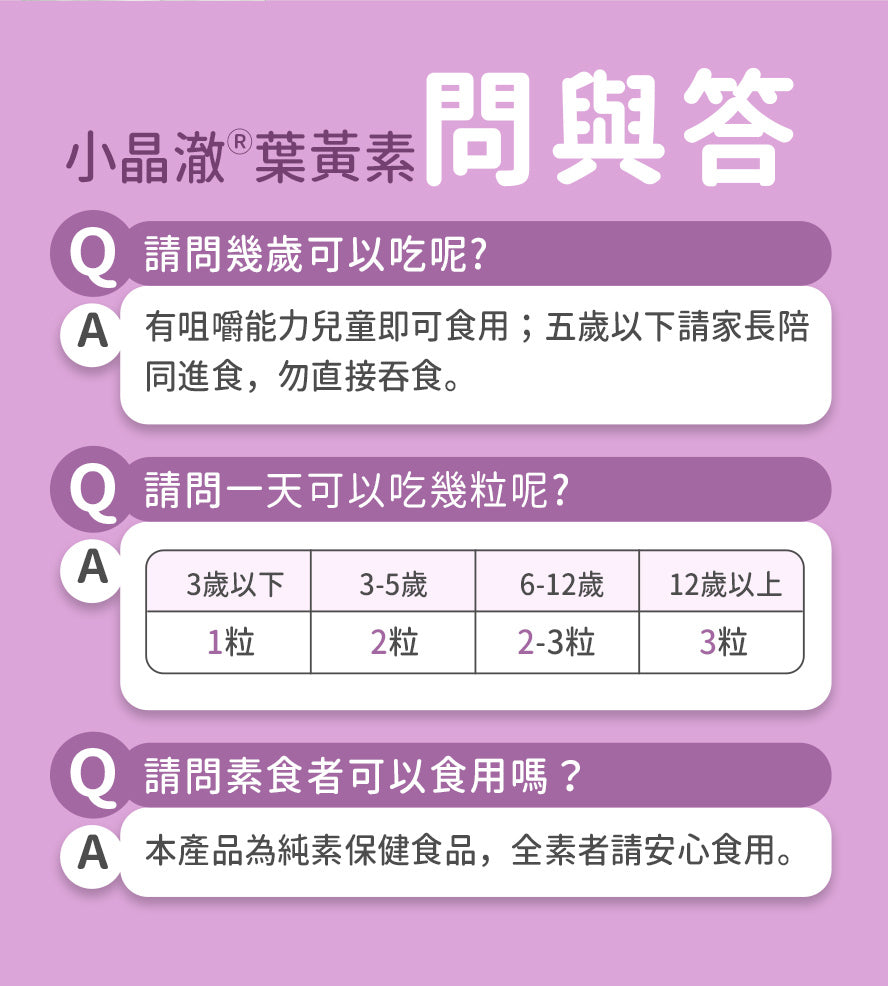 BHK's |兒童 小晶澈葉黃素EX 咀嚼錠 葡萄口味 (60粒/盒)【含花青素/保護孩子視力】 - 營養保健 - UBaby