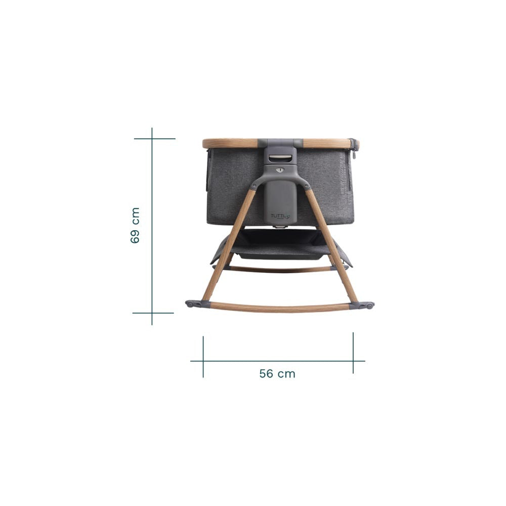 Tutti Bambini CoZee Air 床邊床 (雙面透氣) (附可搖擺床腳、床輪) (92cm x 56cm) - 嬰兒傢俱 - UBaby